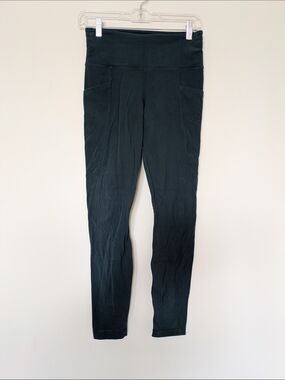 Athleta Deep Teal High-Waist Active Leggings